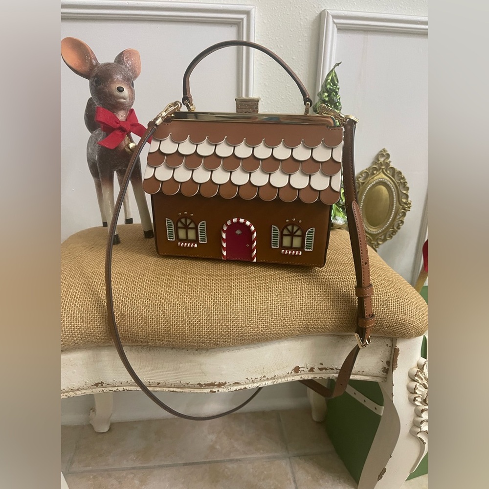 Kate Spade Gingerbread House Crossbody  Novelty - Picture 10 of 16